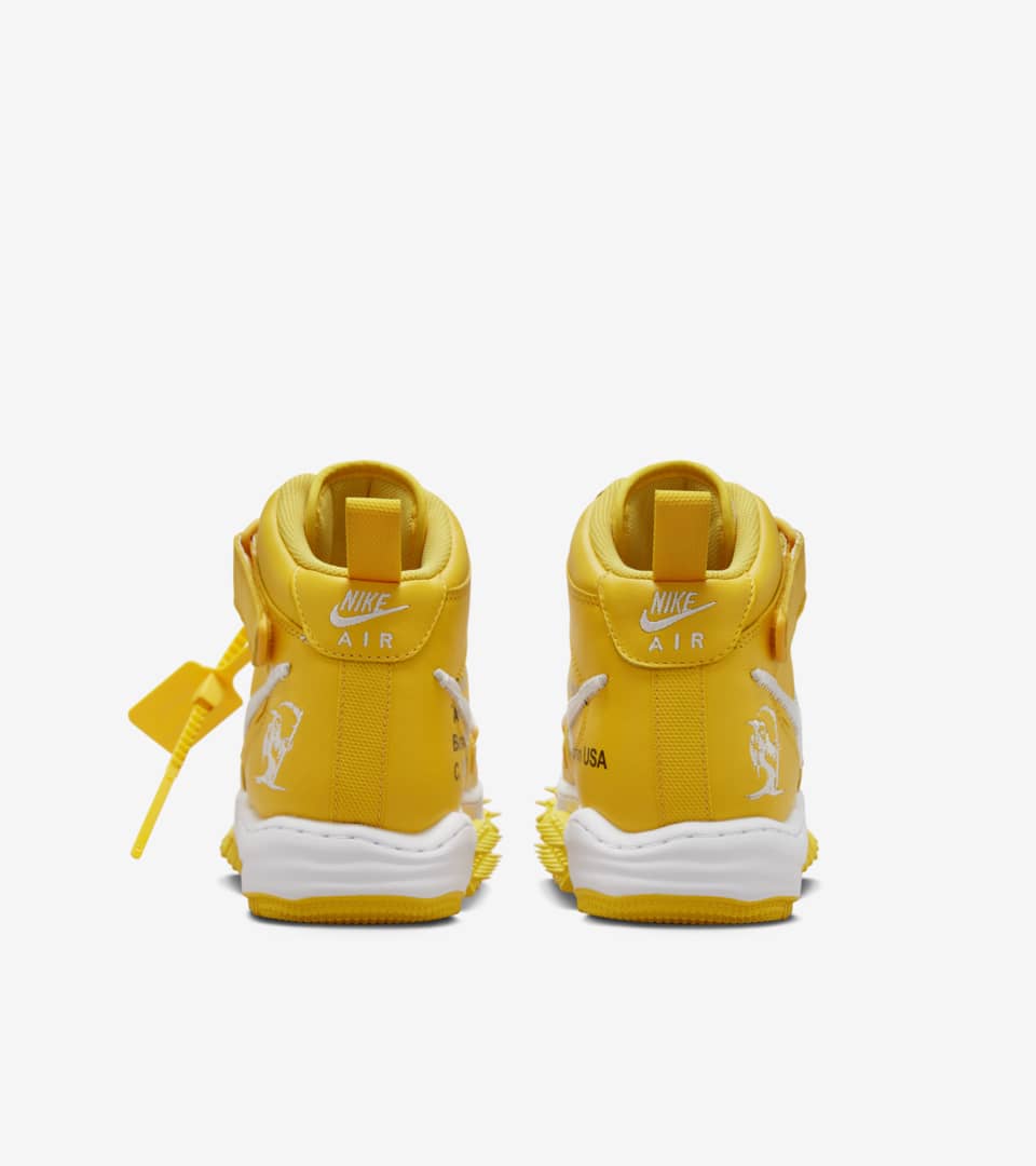 Nike air force 1 mid outlet jaune